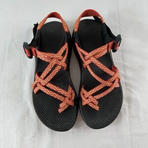 Chaco ZX/2  Yampa Rainbow Orange Double Strappy Sandals, Women's Sz 9 Excellent